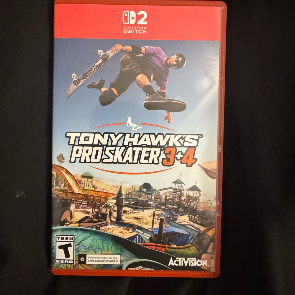 SOLD. 

Tony Hawk's Pro Skater 3+4 for Nintendo Switch 2 - by Activision